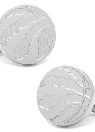 NBA Toronto Raptors Silver Edition Cufflinks
