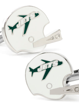 NFL New York Jets Retro Helmet Cufflinks