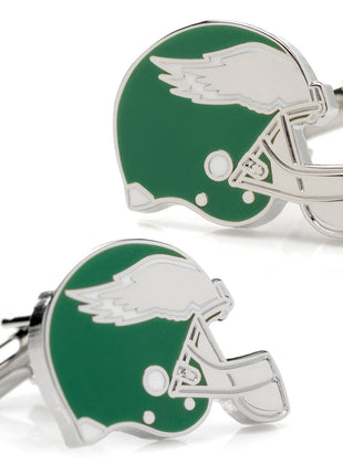 NFL Philadelphia Eagles Retro Helmet Cufflinks