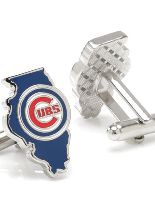 MLB Chicago Cubs State Shaped Cufflinks
