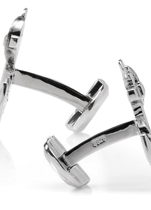 Silver Scales of Justice Cufflinks