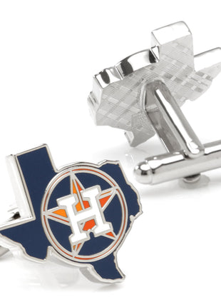 MLB Houston Astros State Shaped Cufflinks