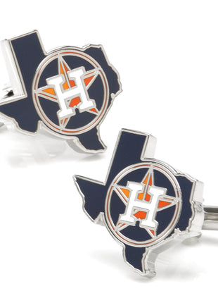 MLB Houston Astros State Shaped Cufflinks
