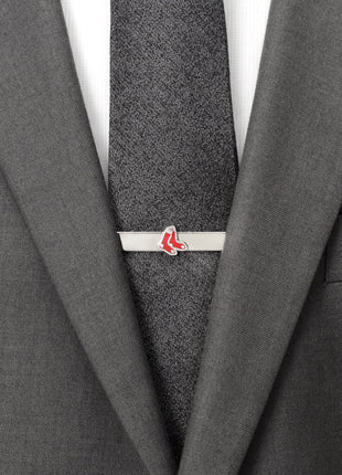 MLB Boston Red Sox Cufflinks and Tie Bar Gift Set