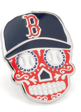 MLB Boston Red Sox Sugar Skull Lapel Pin