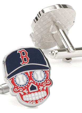 MLB Boston Red Sox Sugar Skull Cufflinks