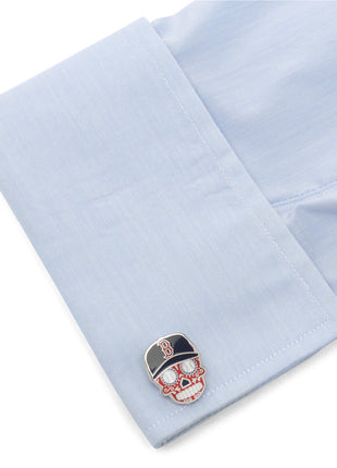 MLB Boston Red Sox Sugar Skull Cufflinks