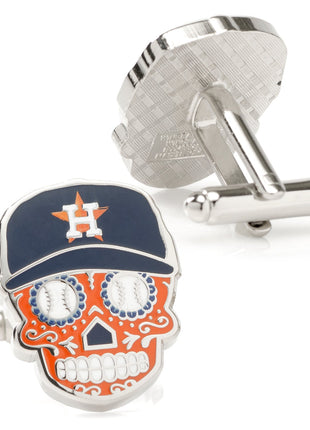 MLB Houston Astros Sugar Skull Cufflinks