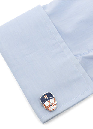 MLB Houston Astros Sugar Skull Cufflinks