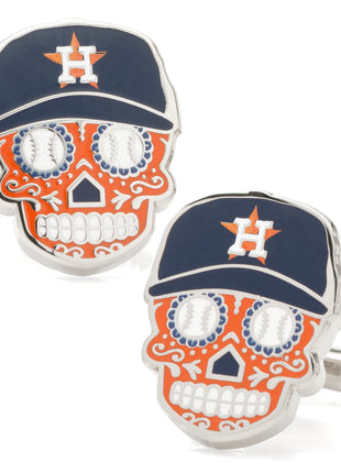 MLB Houston Astros Sugar Skull Cufflinks