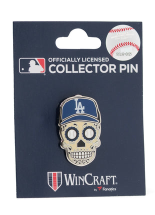 MLB LA Dodgers Sugar Skull Lapel Pin