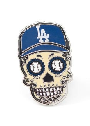 MLB LA Dodgers Sugar Skull Lapel Pin