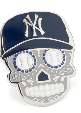MLB New York Yankees Sugar Skull Lapel Pin