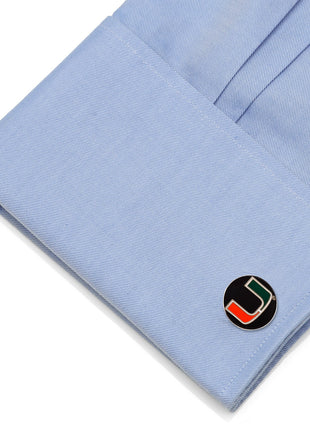 NCAA Miami Hurricanes Cufflinks