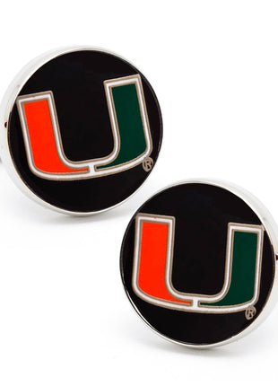 NCAA Miami Hurricanes Cufflinks