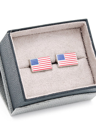 American Flag Cufflinks