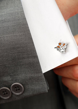 NCAA University of Texas Bevo Cufflinks