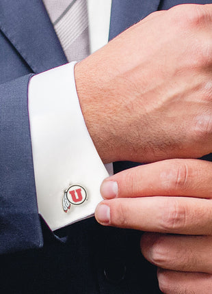 NCAA University of Utah Utes Cufflinks