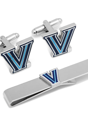 NCAA Villanova University Cufflinks and Tie Bar Gift Set