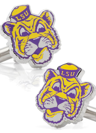 NCAA LSU Tigers Throwback Cufflinks