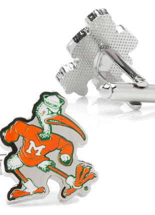 NCAA University of Miami Hurricanes Throwback Cufflinks