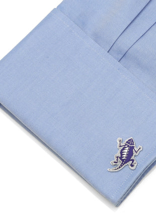 NCAA TCU Horned Frog Throwback Cufflinks