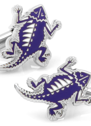 NCAA TCU Horned Frog Throwback Cufflinks