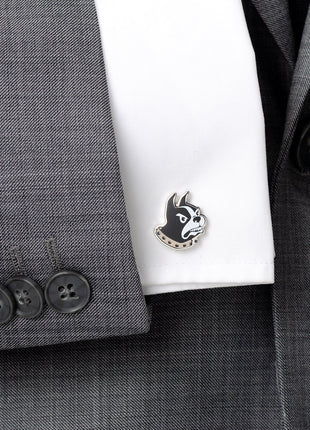NCAA Wofford College Terrier Mascot Cufflinks