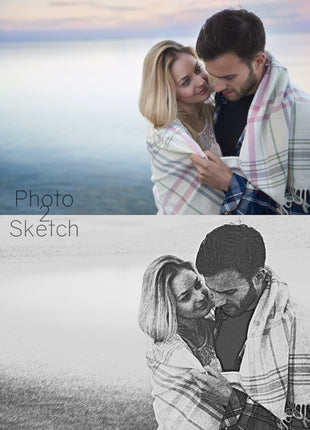 Photo To Pencil Sketch - With Lyrics Or Vows