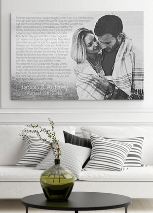 Photo To Pencil Sketch - With Lyrics Or Vows