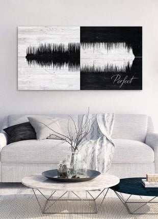 Personalized Cotton Sound Wave Second Anniversary Gift