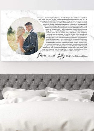 Photo Custom Star Map With Vows Second Anniversary Gift