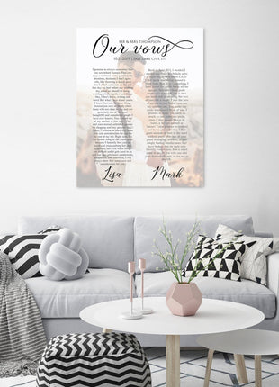 Our Vows Anniversary Gift For Her Or Him