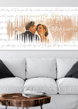 Photo Soundwave and Lyrics or Vows