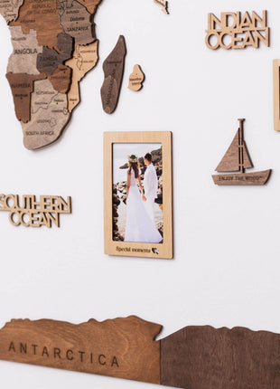 Set of 9 Wooden Photo Frames