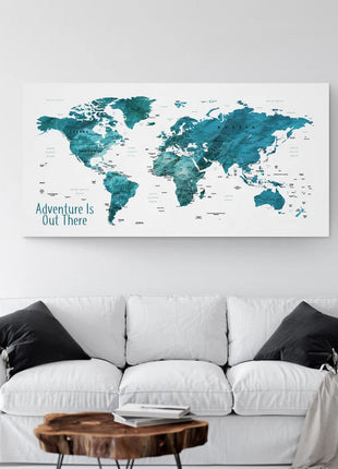 Push Pin World Travel Map