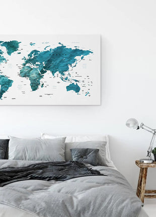 Push Pin World Travel Map