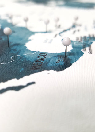 Push Pin World Travel Map