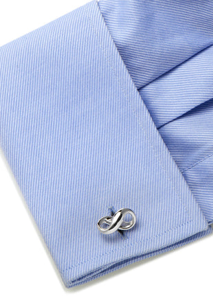 Sterling Silver Infinity Symbol Cufflinks