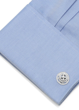Sterling Silver Cyclist Cufflinks