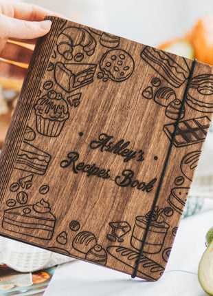 Wooden Recipe Book – Pastries Edition