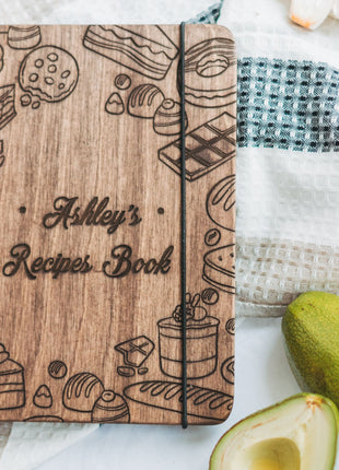 Wooden Recipe Book – Pastries Edition