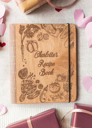 Wooden Recipe Book – Peppers Theme
