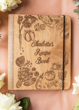 Wooden Recipe Book – Peppers Theme