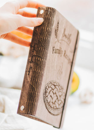 Wooden Recipe Book – Pies & Tarts