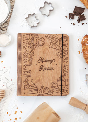 Wooden Recipe Book – Pastries Edition