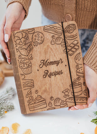 Wooden Recipe Book – Pastries Edition