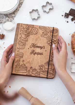 Wooden Recipe Book – Pastries Edition