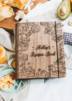 Wooden Recipe Book – Pastries Edition