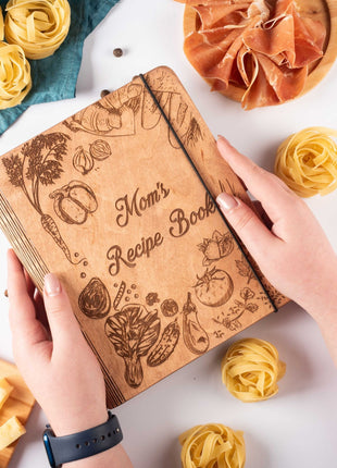 Wooden Recipe Book – Peppers Theme